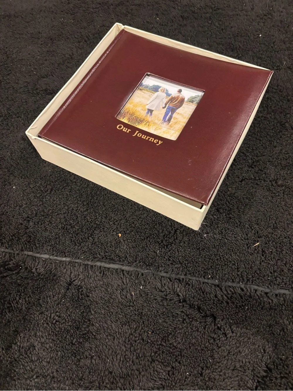 Our Journey Burgundy Photo Album - Classic